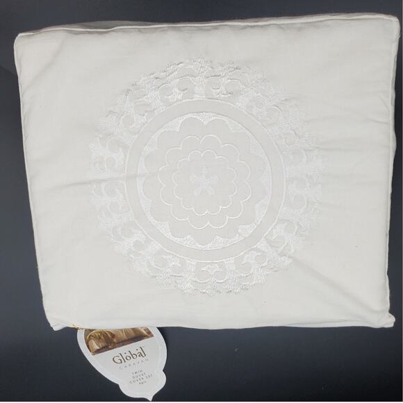 Global Caravan Agra Twin Duvet Cover Set 100% Cotton NWT - Picture 2 of 5